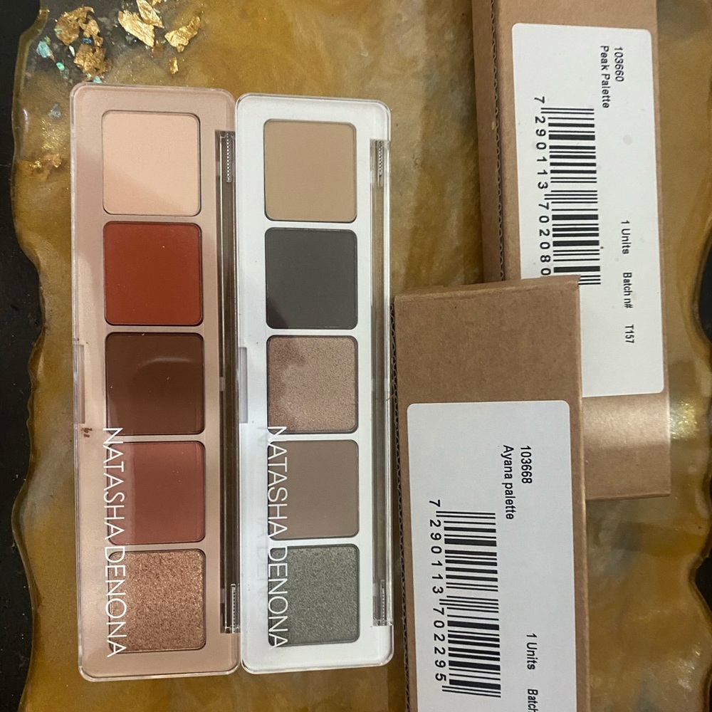 Lot of 2 Natasha Denona eye pallets- Peak & Ayana